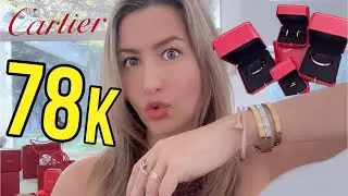 $78,000 CARTIER HAUL | love bracelet diamond-paved, Juste un Clou ring, LOVE earrings, | WORTH IT?