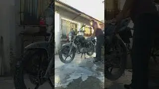 PROBANDO SHAMPOO ESPUMA ACTIVA FULL CAR ( yamaha ybr )