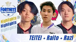 TEITEI, Raito & Razl - Fortnite FNCS 2025 Global Championship Trio Highlights