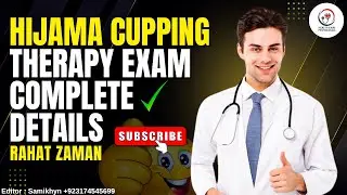 Hijama Cupping Therapist || Health Care Professionals #dhaexam #haadexam #mohexam #hijamacupping