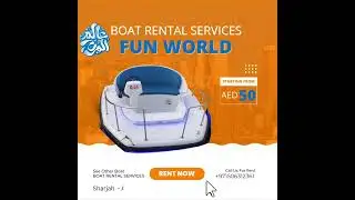 Sofa boat&nbsp;- 50 Diram for 15 minutes Passengers are 3 adults #funworld #sharjah  #boatrentalservice
