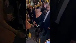 Bella Hadid arriving at the YSL after party! 🥹&hearts;️ #bellahadid