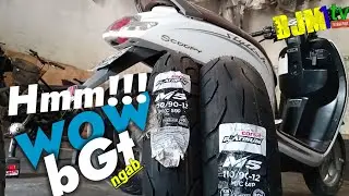 ban tubeless Corsa platinum M5 ring 12,buat motor Scoopy ukuran 110/90/12-100/90/12