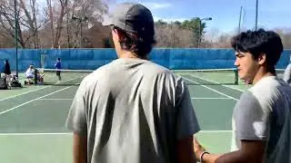Wheaton College (Mass.) Men's Tennis vs. Springfield College - Court 1 - April 4, 2025