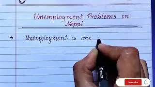 Unemployment Problems in Nepal | Unemployment In Nepal #unemployment #nepal #essay #speech #english