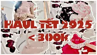 SHOPEE HAUL ĐỒ TẾT 2025 - ÁO NƠ, SCRUNCHIES, TÚI XÁCH🛒 #haul  #tết2025  #shopee