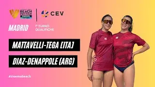 Beach ProTour Future Madrid - 1 fase qualificazioni - Mattavelli Tega (ITA) vs Diaz Denappole (ARG)