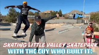Meeting and skating with the guy who built the 