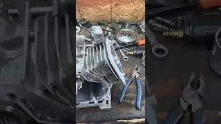 Б/у запчасти бесплатны... Бюджетный mb200x #минибайк #хищник #сделановкитайе #механик