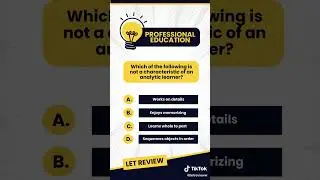 LET Review Drill: Professional Education #let #review #professionaleducation #education #educational