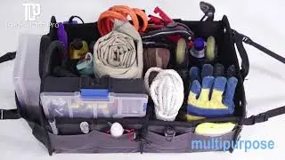 Best TrunkCratePro Heavy duty trunk organizer with multi compartments and straps