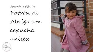 DIY: Patrón o moldes Abrigo niña y niño con capucha