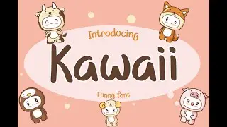 Kawaii Font | Cute and casual handwritten font