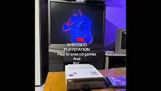 NINTENDO PLAYSTATION play snes cd and ps1