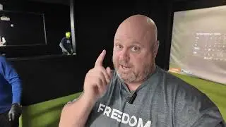 Our First 1v1 9 hole indoor par 3 match on Trackman
