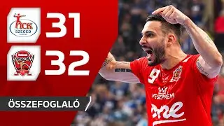 Férfi kézilabda: OTP Bank-Pick Szeged–One Veszprém HC 31–32 | összefoglaló