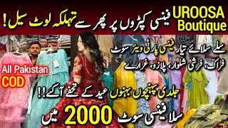 Gold Mark 2 Tabahi Sale!!💃Trendy Partywear Dresses - Farshi Shalwar - Plazo Peplum - Gharara Suit   
