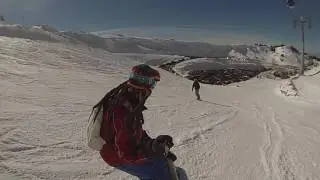 Rasta MAN Snowboarding at Afroditi Parnassos