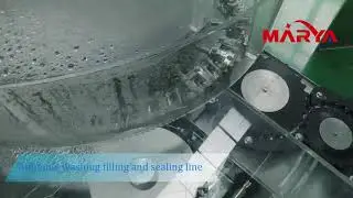 Китайская линия для мойки ампул, розлива и запайки, поставщик