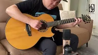 Kevin Ryan Nightingale Custom | Caspian Spruce . Madagascar Rosewood
