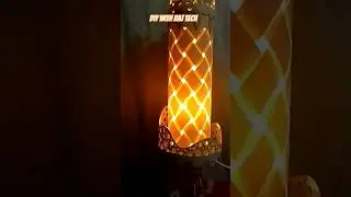 Home Made PVC pipe decoration lamp #homemade #handtools #diy #diyprojects #diyornaments #craftyideas