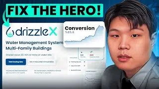 B2B CRO Expert Reviews SaaS for Water | Fix the Hero |  Drizzle X