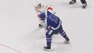Panthers vs. Maple Leafs - Crushing Hits & Highlight Goals