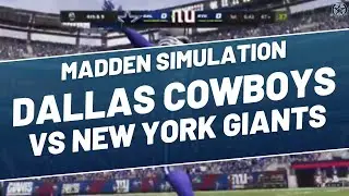 Dallas Cowboys vs New York Giants | Week 15 NFL Madden Simulation | Blogging the Boys