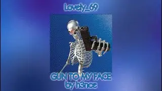GUN TO MY FACE- h3nce (nightcore/spedup+lyrics) 
