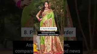 🔝Top 10 Saree Borders With Hidden Meanings🥻#SareeBorders, #HiddenMeanings, #SareeDesigns