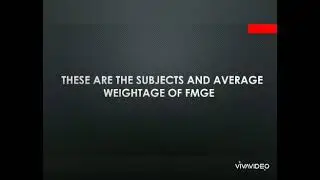 #fmgedec2021 #fmge #mci                        FMGE SUBJECT WEIGHTAGE AND STRATEGY OF PREPARATION