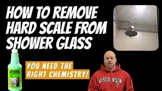 Cleaning Tough Scale Off Shower Glass