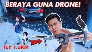 Beraya Rumah TheDimar Family Guna Drone! 1.5km Sampai Guys!