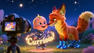 Twinkle Fox Dance 🦊✨💃 | Kids Fantasy Song | Learn Colors with Gentle Dance Fun