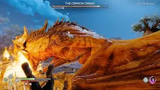 God of War Ragnar&ouml;k how to kill a dragon( the Crimson dread) in the plains