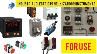 Industrial electric panel instrument use electrical panel MCB mccb timertemperature controllersensor