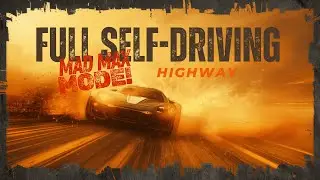 Tesla FSD Full Send! &mdash; режим MAD MAX | Полностью автономное вождение