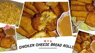 Chicken Cheese Bread Rolls/Chicken Cheese Bread Mayo Rolls/Chicken Cheese Vegetable Rolls Recipe