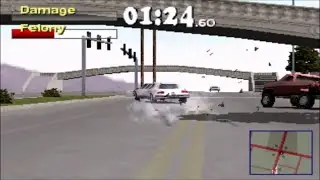 Driver 2 PS1: Car Bomb Getaway (Cheats used)