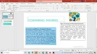 Comparing theories Video Anibal Sanchez