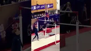 Lana PONDART 🇫🇷 Finale Top 12, 2025. #gymnast #unevenbars #gymnasticsbars #top12