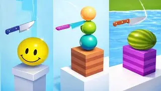 Almost Cut | Slice Master | Slice It - All Levels Gameplay Android, iOS