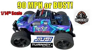Jiusi PT14R - 4s Runs on $15 ESC - Best Budget Speedrun Truck? Turnigy Panther, ArmoBeast GNSS Case
