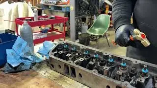 Valve job on 318 Magnum heads