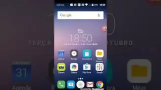 Estou mostrando como o Alcatel e bom