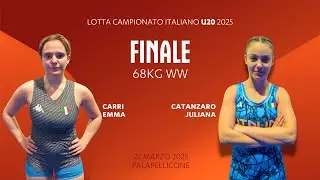 🤼&zwj;♂️ Lotta U20 👉 Carri Emma vs Catanzaro Juliana 🏆 finale 68kg WW 2025