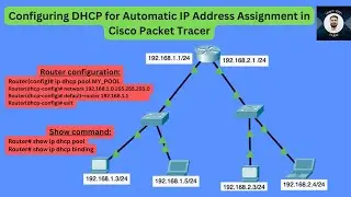 5_Configuring DHCP for Automatic IP Address Assignment in Cisco Packet Tracer