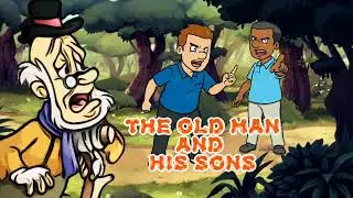 The Old Man and His Sons with English Subtitle - Bedtime Story | Moral Story