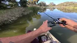 3 Minute P.O.V of how I fish a crank bait 🎣 #crankbaitfishing#jonboats #bass 