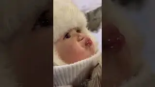 snow princess 👸🏻👑❄️ #beautiful #best #christmas #baby #cute